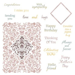 Honey Bee Always And Forever Cling Stamps Hbst-644
