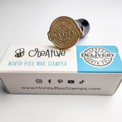 Honey Bee North Pole Wax Stamper Hbtl-ws-npole -Simon Says Stamp Honey Bee North Pole Wax Stamper hbtl ws npole Packaging Image