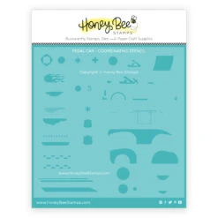 Honey Bee Pedal Car Stencil Hbsl-161 -Simon Says Stamp Honey Bee Pedal Car Stencil hbsl 161 Detailed Image