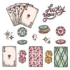 Honey Bee Royal Flush Cling Stamps Hbst-631 -Simon Says Stamp Honey Bee Royal Flush Cling Stamps hbst 631