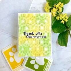 Simon Says Stamp Embossing Folder Hopping Hexagons Sf472 You Are My Favorite -Simon Says Stamp Hopping Hexagons folder BE
