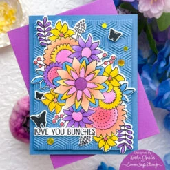 Simon Says Stamp Embossing Folder Hopping Hexagons Sf472 You Are My Favorite -Simon Says Stamp Hopping Hexagons folder KC