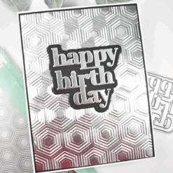 Simon Says Stamp Embossing Folder Hopping Hexagons Sf472 You Are My Favorite -Simon Says Stamp Hopping Hexagons folder TW