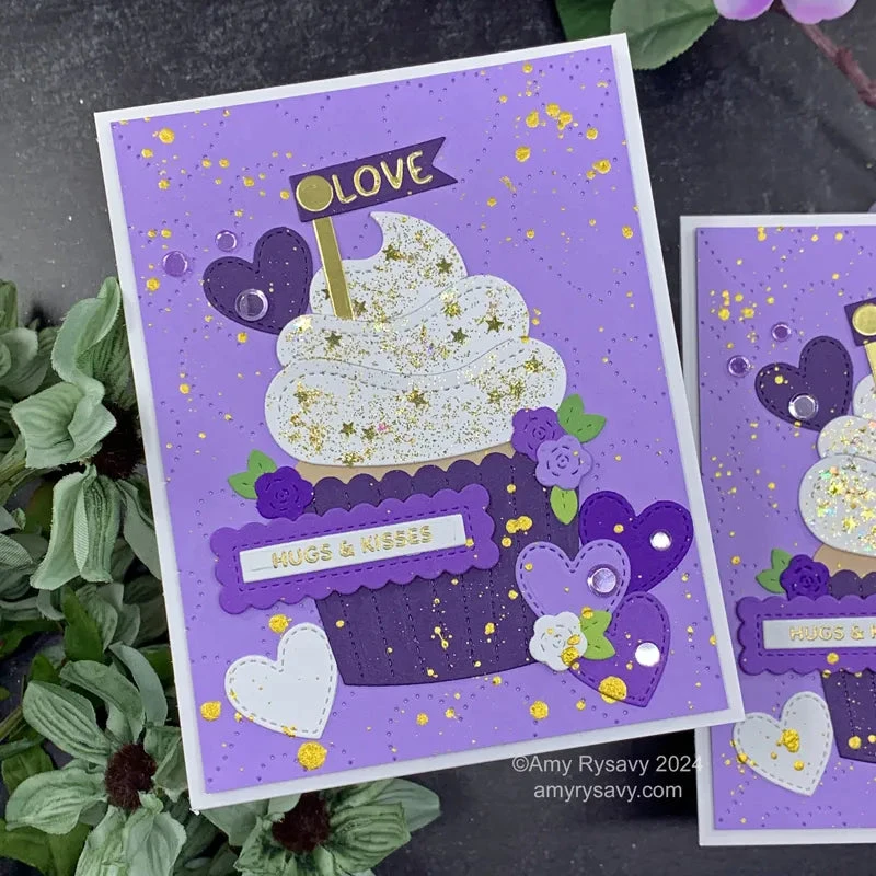 Pretty Pink Posh Purple Shimmer Confetti 4 Pretty Pink Posh Purple Shimmer Confetti - Image 2