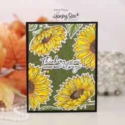 Honey Bee Bloom With Grace Clear Stamps Hbst-609 -Simon Says Stamp IMG 6736