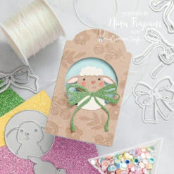 Simon Says Stamp Iridescent White Cord St0168 Favorite Things -Simon Says Stamp Iridescent Card NMT