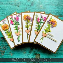 *Tim Holtz Sizzix Vault Wildflowers Thinlits Dies 666565 -Simon Says Stamp JENN2