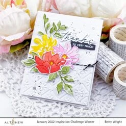 Altenew Floral Diamond Blocks 3D Embossing Folder Alt7964* -Simon Says Stamp JLYwJLdA