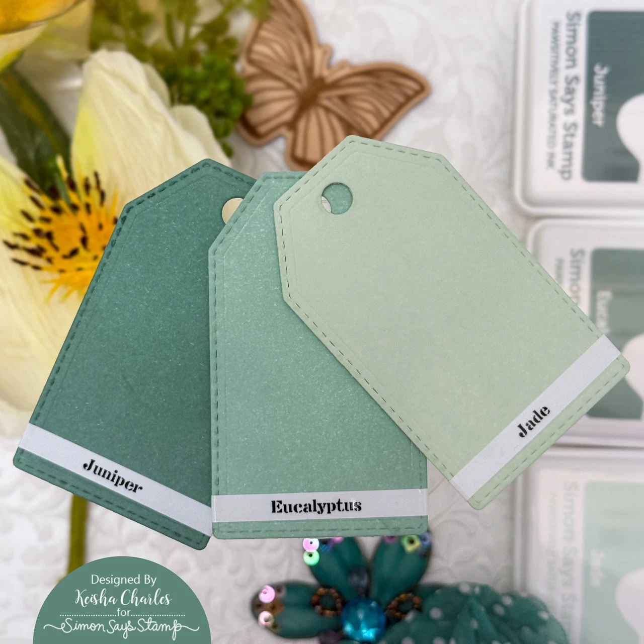 Simon Says Stamp Pawsitively Saturated Ink And Re-inker Set Juniper Ink96set Friend Like You 4 Simon Says Stamp Pawsitively Saturated Ink And Re-inker Set Juniper Ink96set Friend Like You - Image 2