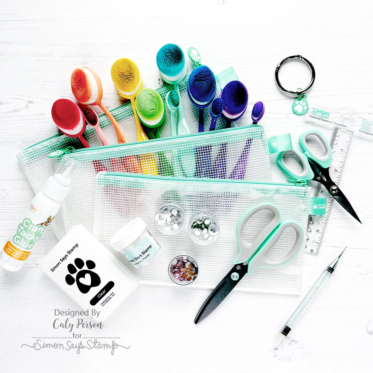 Simon Says Stamp INK CUBE HOLDER And Mesh Storage St0075 4 Simon Says Stamp INK CUBE HOLDER And Mesh Storage St0075 - Image 2