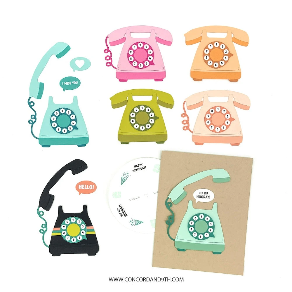 Concord & 9th Just Calling Clear Stamp Set 12061 4 Concord & 9th Just Calling Clear Stamp Set 12061 - Image 2