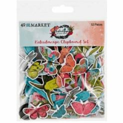 49 And Market Kaleidoscope Chipboard Set Kal-27266