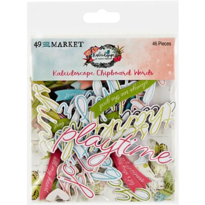 49 And Market Kaleidoscope Chipboard Words Kal-27273 3 49 And Market Kaleidoscope Chipboard Words Kal-27273