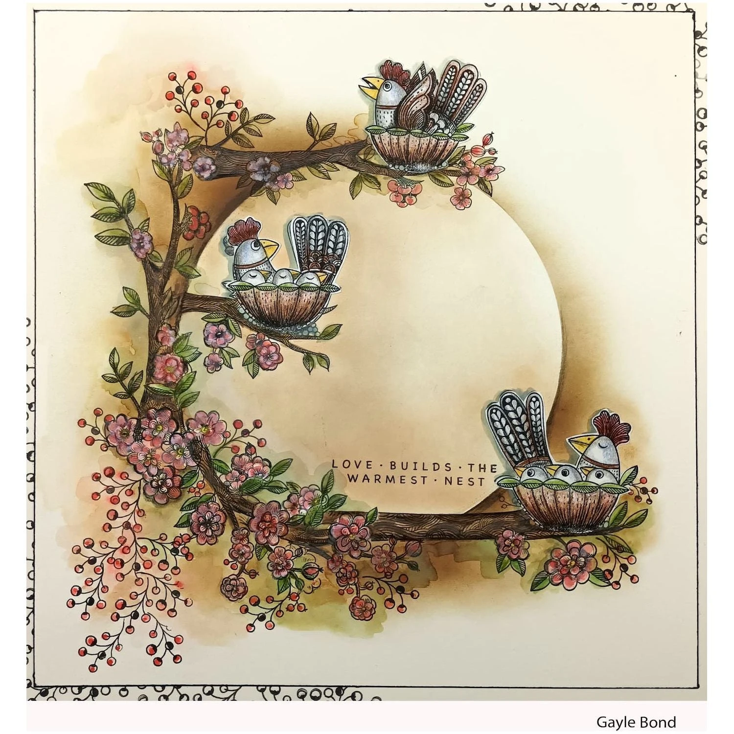 Katkin Krafts Love Nest Clear Stamps Kk0013* 4 Katkin Krafts Love Nest Clear Stamps Kk0013* - Image 2