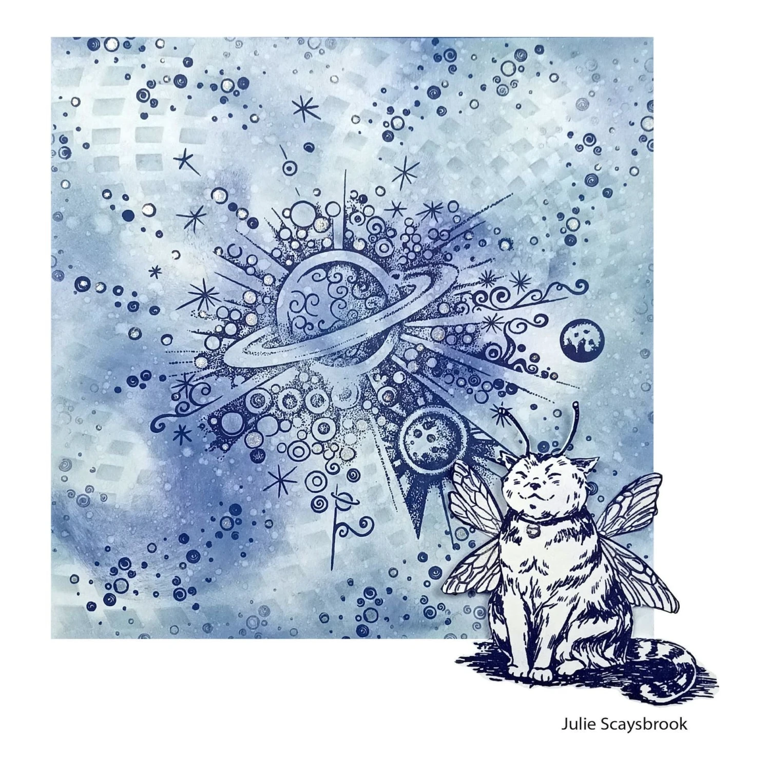 Katkin Krafts Bumblebee Cat Clear Stamps Kk0042* 5 Katkin Krafts Bumblebee Cat Clear Stamps Kk0042* - Image 3