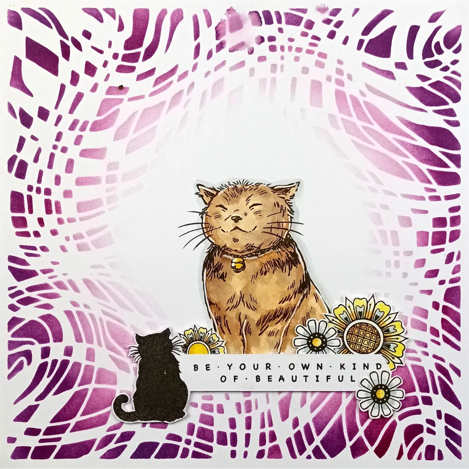 Katkin Krafts Bumblebee Cat Clear Stamps Kk0042* 6 Katkin Krafts Bumblebee Cat Clear Stamps Kk0042* - Image 4