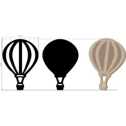 Stamperia Timeless Air Balloon Crafty Shapes Klsm52 -Simon Says Stamp KLSM52 1B