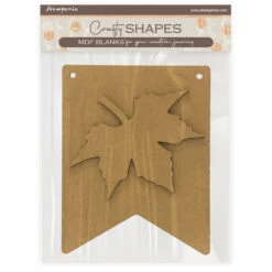 Stamperia Whispering Woods Crafty Shapes Leaf Klsm65