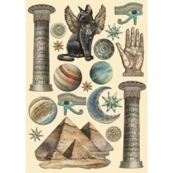 Stamperia Fortune Colored Wooden Shapes A5 Klsp160*