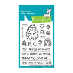 Lawn Fawn Porcu-pine For You Clear Add-On Stamps Lf3301*