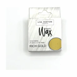Lisa Horton Crafts Rich Gold Metallic Wax Lhcip185 9 Lisa Horton Crafts Rich Gold Metallic Wax Lhcip185 -Simon Says Stamp LHCIP185 2