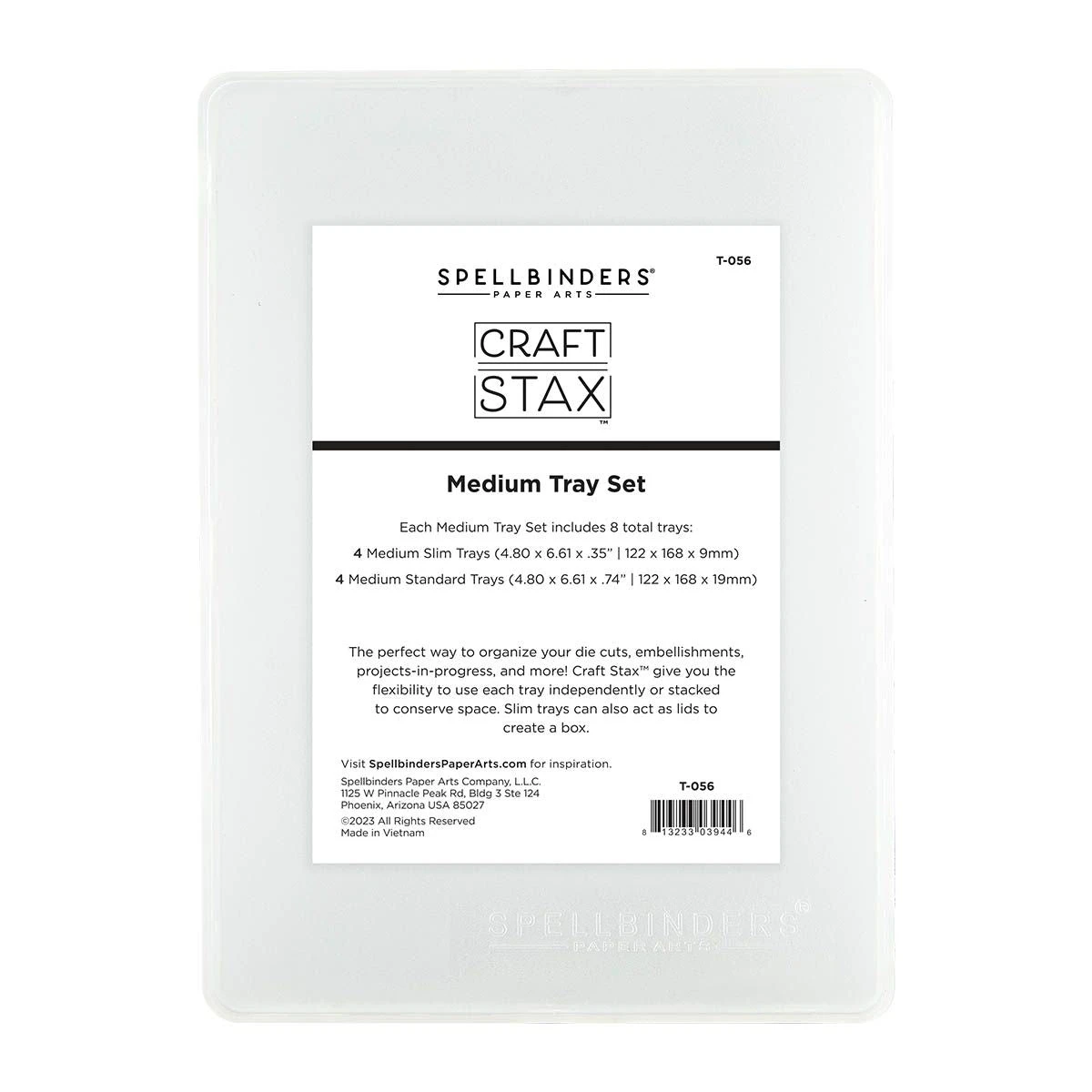 Spellbinders Craft Stax Medium Tray Set T-056 3 Spellbinders Craft Stax Medium Tray Set T-056