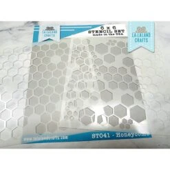 La-La Land Crafts Honeycomb Stencils St041