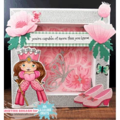 La-La Land Crafts Poppies Stencil St034* -Simon Says Stamp La La Land Crafts Poppies Stencil st034 pink