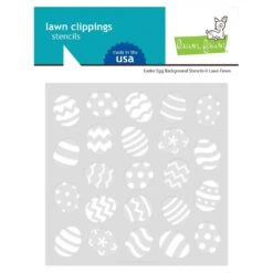 Lawn Fawn Easter Egg Background Layering Stencils Lf3692