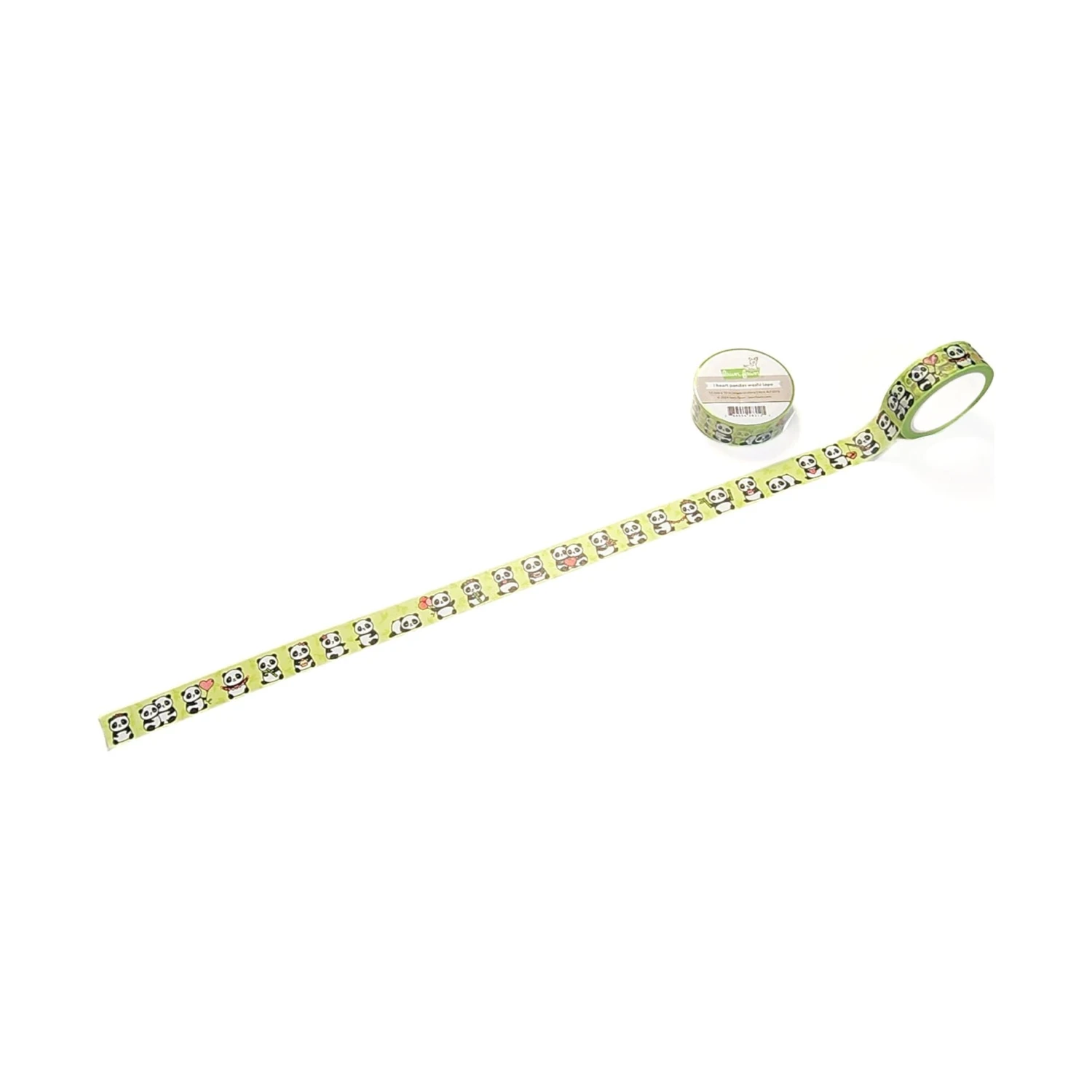 Lawn Fawn I Heart Pandas Washi Tape Lf3575 4 Lawn Fawn I Heart Pandas Washi Tape Lf3575 - Image 2