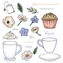 Honey Bee Life's Sweet Moments Clear Stamps And Dies Bundle 11 Honey Bee Life's Sweet Moments Clear Stamps And Dies Bundle -Simon Says Stamp Life s Sweet Moments color