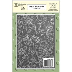 Lisa Horton Crafts Lovely Lace Embossing Folder Lhcef269