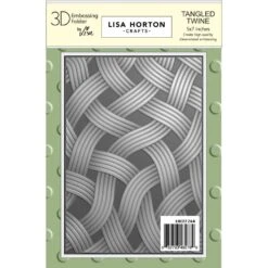 Lisa Horton Crafts Tangled Twine Embossing Folder Lhcef264