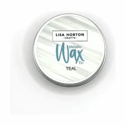 Lisa Horton Crafts Teal Metallic Wax Lhcip188 -Simon Says Stamp Lisa Horton Crafts Teal Metallic Wax lhcip188 tin