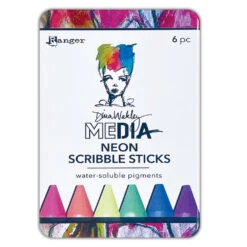 Dina Wakley Ranger Scribble Sticks 4 Media Mda85478