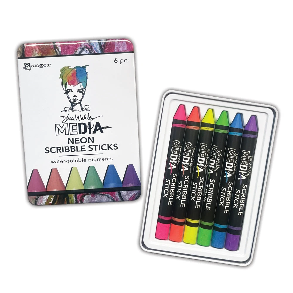 Dina Wakley Ranger Scribble Sticks 4 Media Mda85478 4 Dina Wakley Ranger Scribble Sticks 4 Media Mda85478 - Image 2