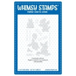 Whimsy Stamps Piggies Crushed It NoFuss Masks Wsnfm32*