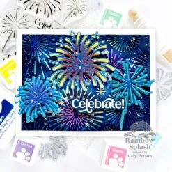 Rainbow Splash Embossing Folder Magnificent Bursts Sf442 14 Rainbow Splash Embossing Folder Magnificent Bursts Sf442 -Simon Says Stamp Magnificent Bursts folder CP