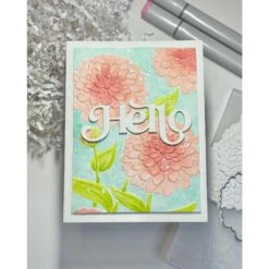 Simon Says Stamp Embossing Folder And Die Magnificent Mums Sfd491 STAMPtember -Simon Says Stamp Magnificent Mums folder KD