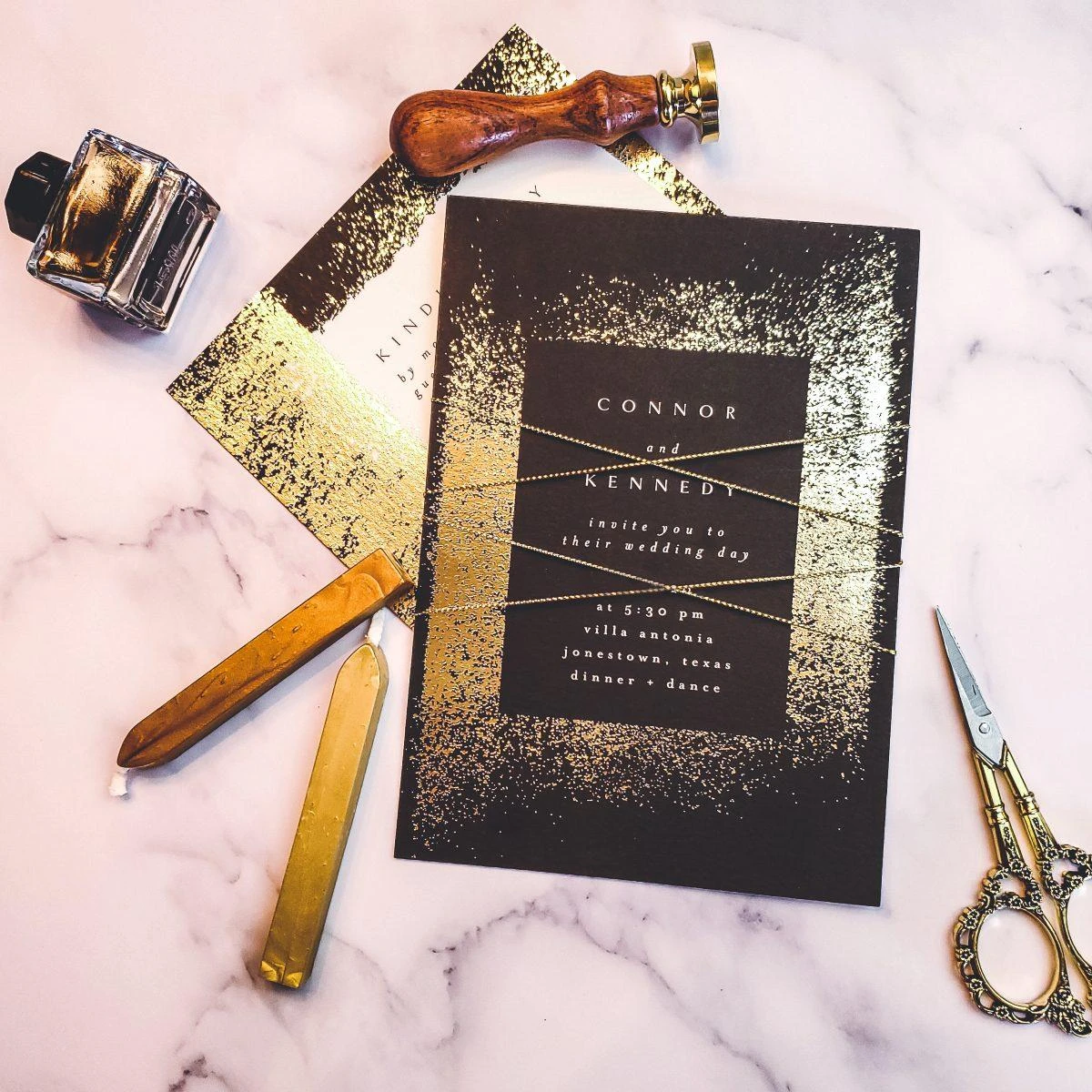 May Arts Gold Metallic String Sm1-30 4 May Arts Gold Metallic String Sm1-30 - Image 2