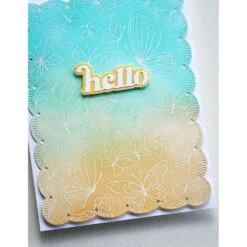 Memory Box Butterfly Kaleidoscope Cling Stamp Cs2085 -Simon Says Stamp Memory Box Butterfly Kaleidoscope Cling Stamp cs2085 hello