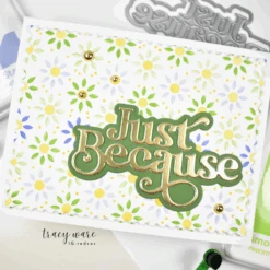 Simon Says Stamp Set Of 5 Stencils Mosaic Petals 1082st You Are My Favorite -Simon Says Stamp Mosaic Petals stencil TW