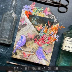 *Tim Holtz Sizzix Vault Wildflowers Thinlits Dies 666565 -Simon Says Stamp NATHIFA1