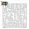 Inkon3 Numerology 6x6 Stencil -Simon Says Stamp NUMEROLOGYstencilWEBIMAGE i5.75x5.75 650311899499 Inkon3