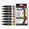 OLO Architecture Brush 8 Piece Marker Set -Simon Says Stamp OLO Architecture Brush 8 Piece Marker Set