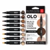 OLO Portrait Brush 8 Piece Marker Set 2 OLO Portrait Brush 8 Piece Marker Set -Simon Says Stamp OLO Portrait Brush 8 Piece Marker Set