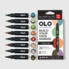 OLO Urban Brush 8 Piece Marker Set -Simon Says Stamp OLO Urban Brush 8 Piece Marker Set