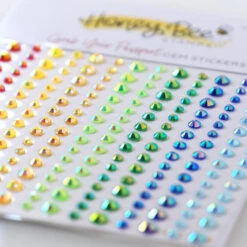 Honey Bee Grab Your Passport Gem Stickers Hbgs-048 -Simon Says Stamp PASSPORTGEMS2SQUARE