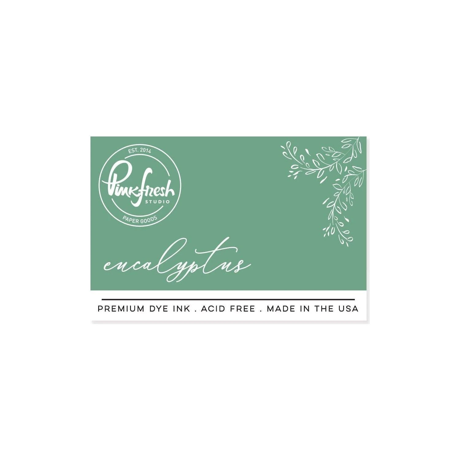 Pinkfresh Studio Eucalyptus Dye Ink Pad Pfdi057 3 Pinkfresh Studio Eucalyptus Dye Ink Pad Pfdi057