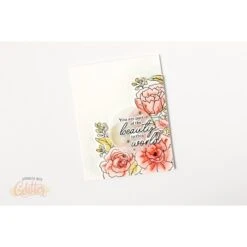 Pinkfresh Studio Camellias Press Plate 217123* 9 Pinkfresh Studio Camellias Press Plate 217123* -Simon Says Stamp PFS Dec 23 Release WM 9